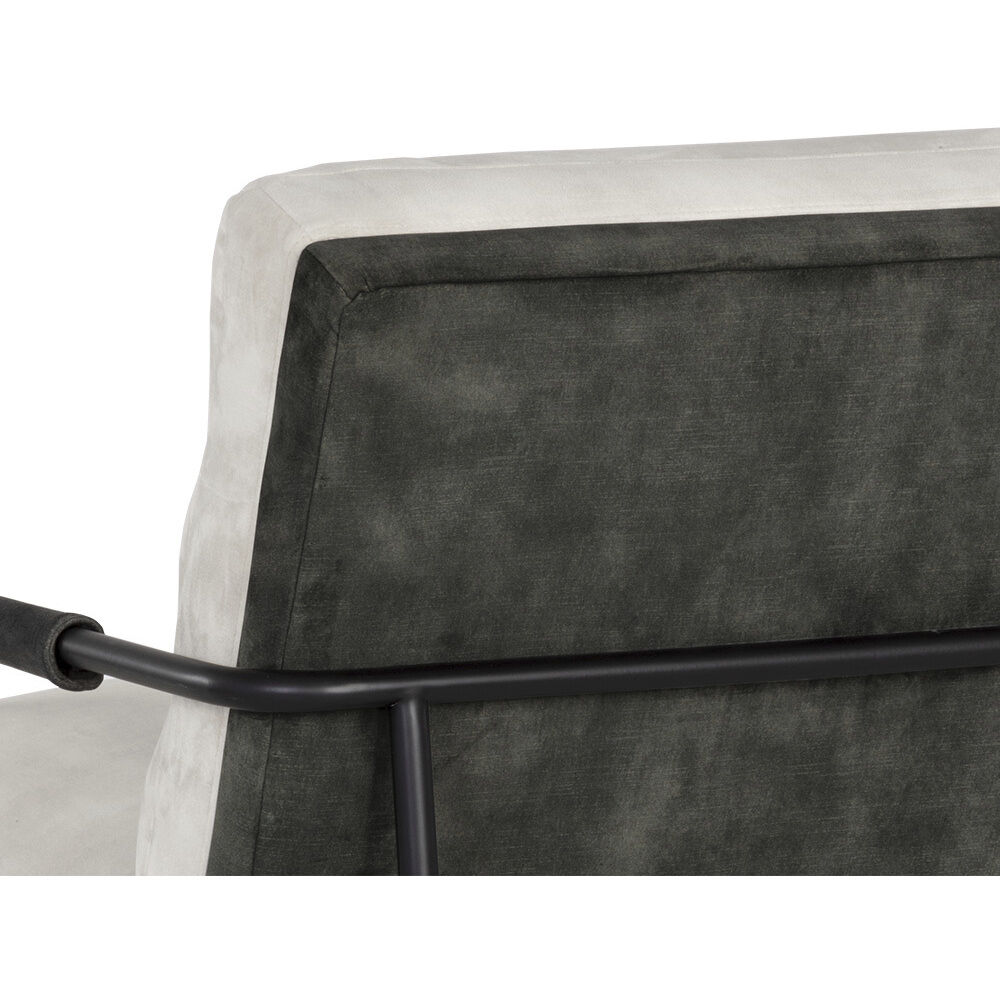 Tristen Nono Cream / Nono Dark Green Lounge Chair